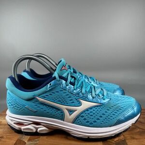 Mizuno Wave Inspire 22 Women Running Shoes Sky Blue Athletic Sneakers Size 7